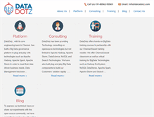 Tablet Screenshot of datadotz.com